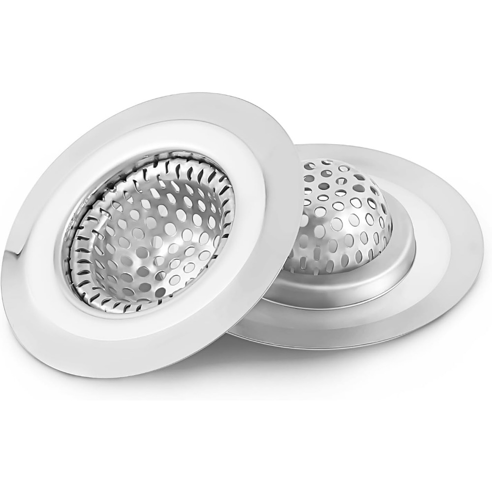 Sink Drain Strainer - 2개입 욕실 싱크대 배수구 거름망 커버