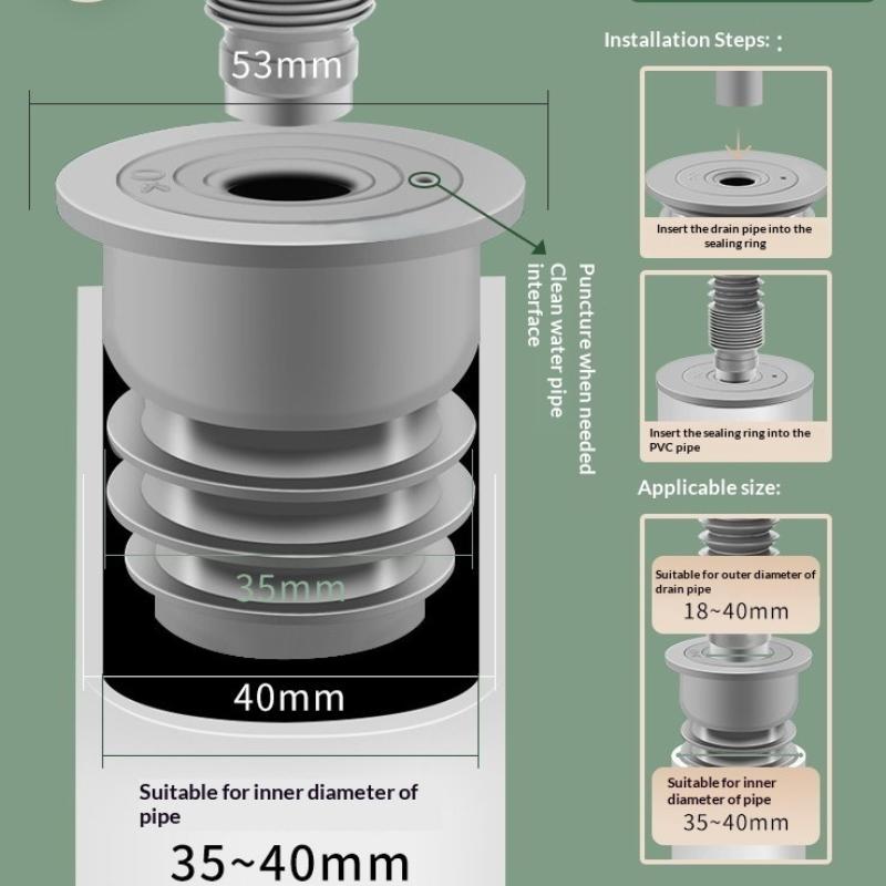 Sink Drain Strainer - 실리콘 욕실 하수구 씰링 링 주방