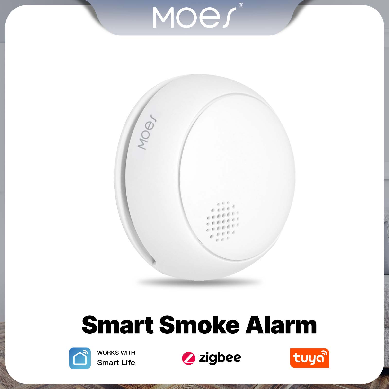 Home Improvement Kitchen - MOES ZigBee 스마트 연기 경보 감지기