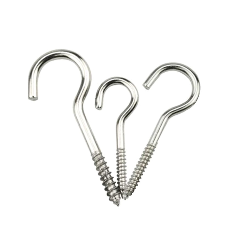 Deck Screw Stainless - 20개 스테인레스 스틸 눈 나사 후크
