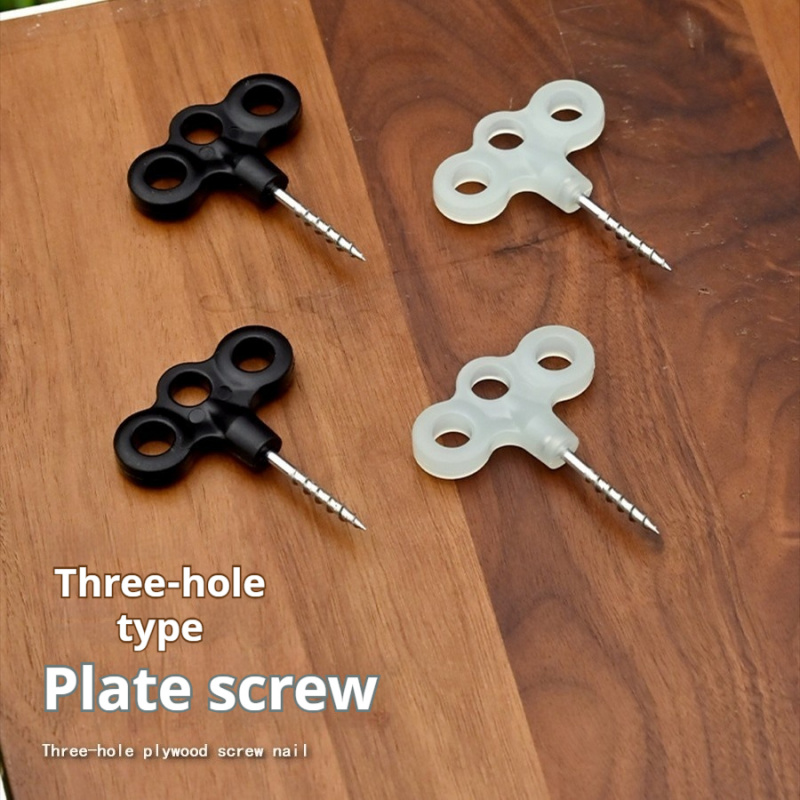 3홀 데크 나사형 텐트 못, 플라스틱 나사형 지면 앵커 - Deck Screw Stainless 리뷰 및 가격