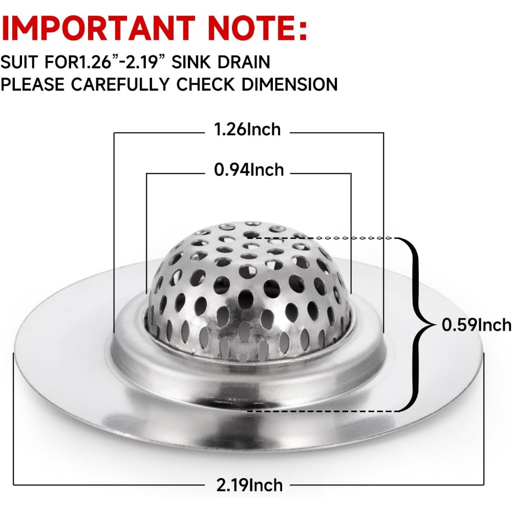 2개입 욕실 싱크대 배수구 거름망 커버 - 2.19인치 - Sink Drain Strainer 리뷰 및 가격