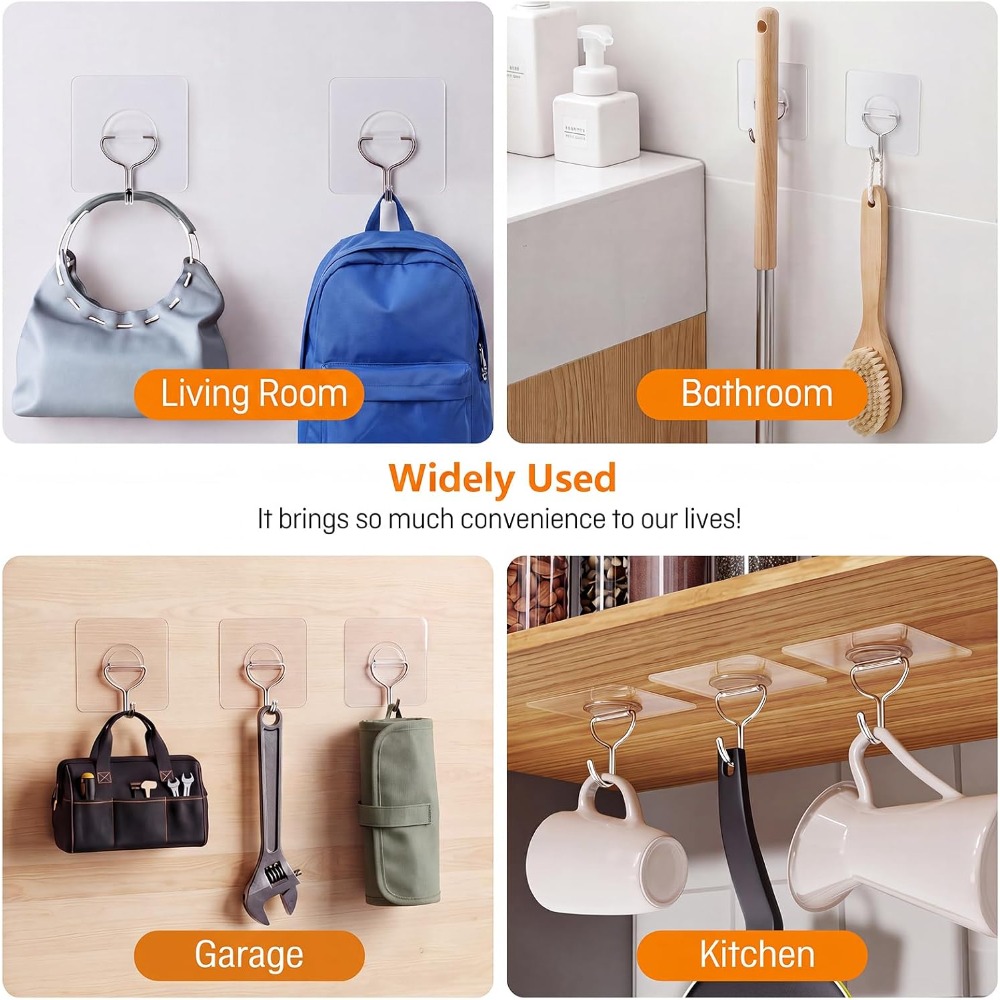 헤비 듀티 접착식 벽걸이 후크 33lb 방수 녹 방지  - Home Improvement Usa 리뷰 및 가격