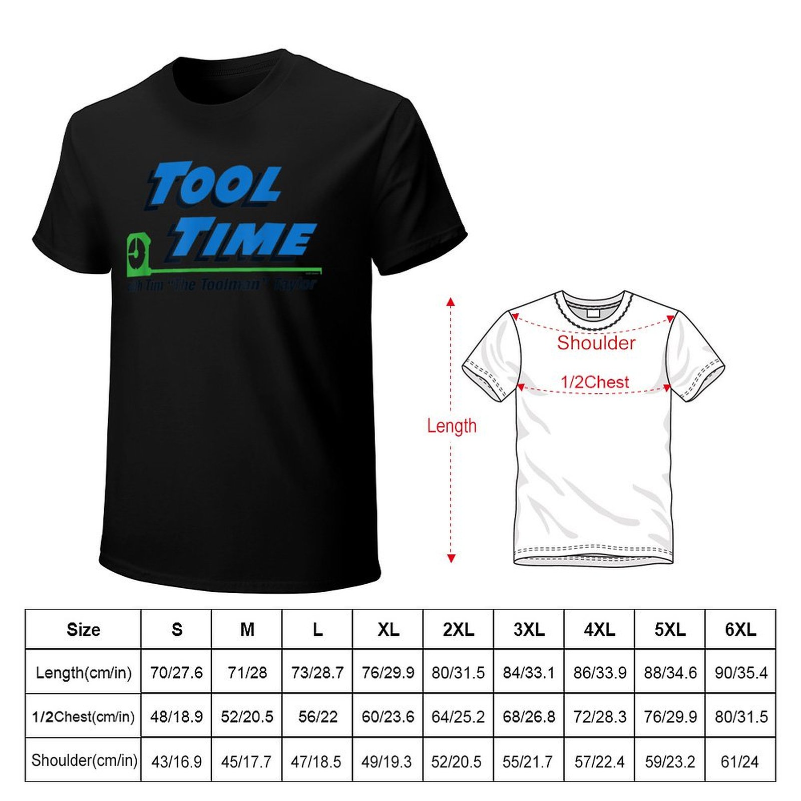 홈 인테리어 도구 타임 위드 팀 티셔츠 레귤러 핏 플레 - Home Improvement Tool Time 리뷰 및 가격