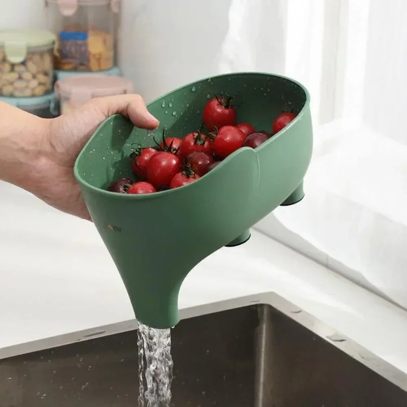 코끼리 모양 싱크대 배수구 거름망 과일 및 채소 세척  - Sink Drain Strainer 리뷰 및 가격