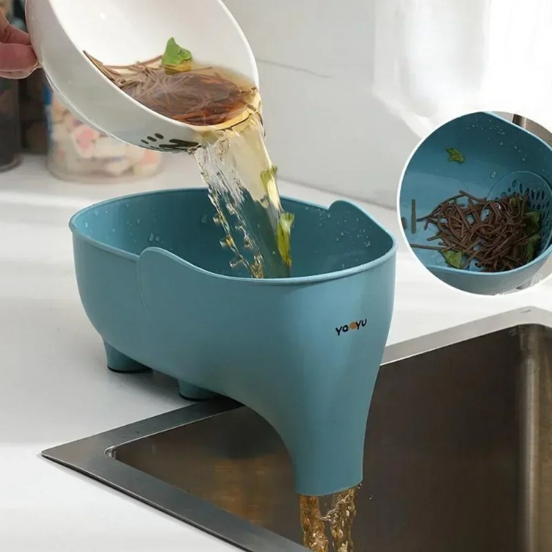 코끼리 모양 싱크대 배수구 거름망 과일 및 채소 세척  - Sink Drain Strainer 리뷰 및 가격