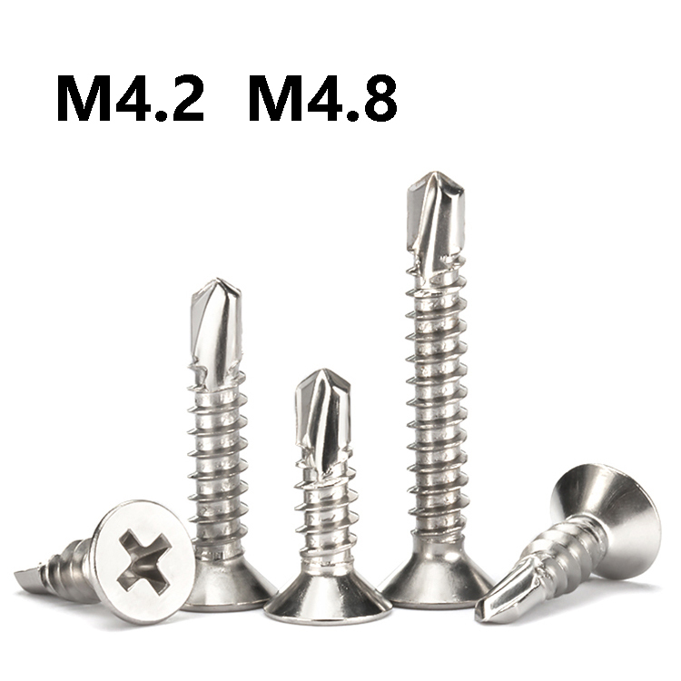 M4.2 M4.8 410 스테인리스 스틸 필립스 플랫  - Deck Screw Stainless 리뷰 및 가격