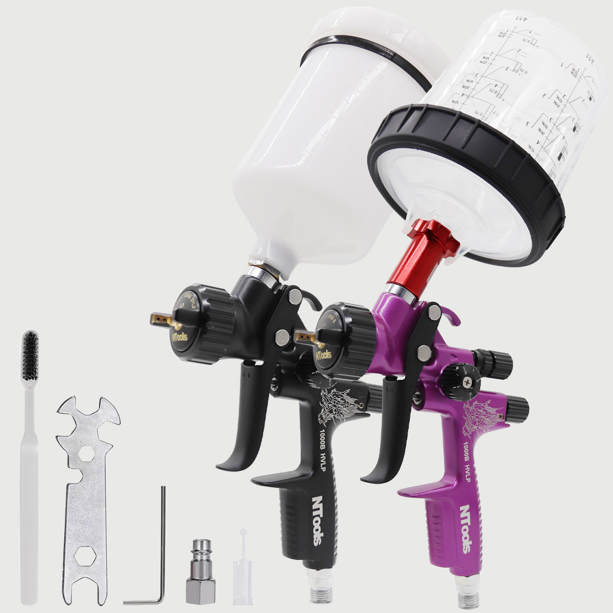 1.3mm 페인트 스프레이 건 및 1.4mm HVLP  - Spray Paint Primer 리뷰 및 가격