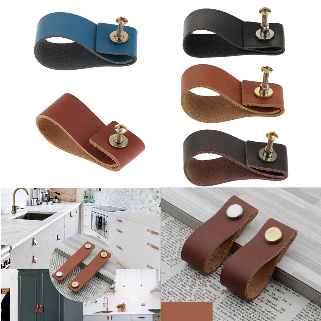 수제 가죽 가구 단일 홀 손잡이 문 캐비닛 찬장 손잡이 - Cabinet Handle Pull 리뷰 및 가격