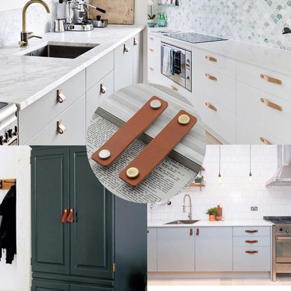 수제 가죽 가구 단일 홀 손잡이 문 캐비닛 찬장 손잡이 - Cabinet Handle Pull 리뷰 및 가격
